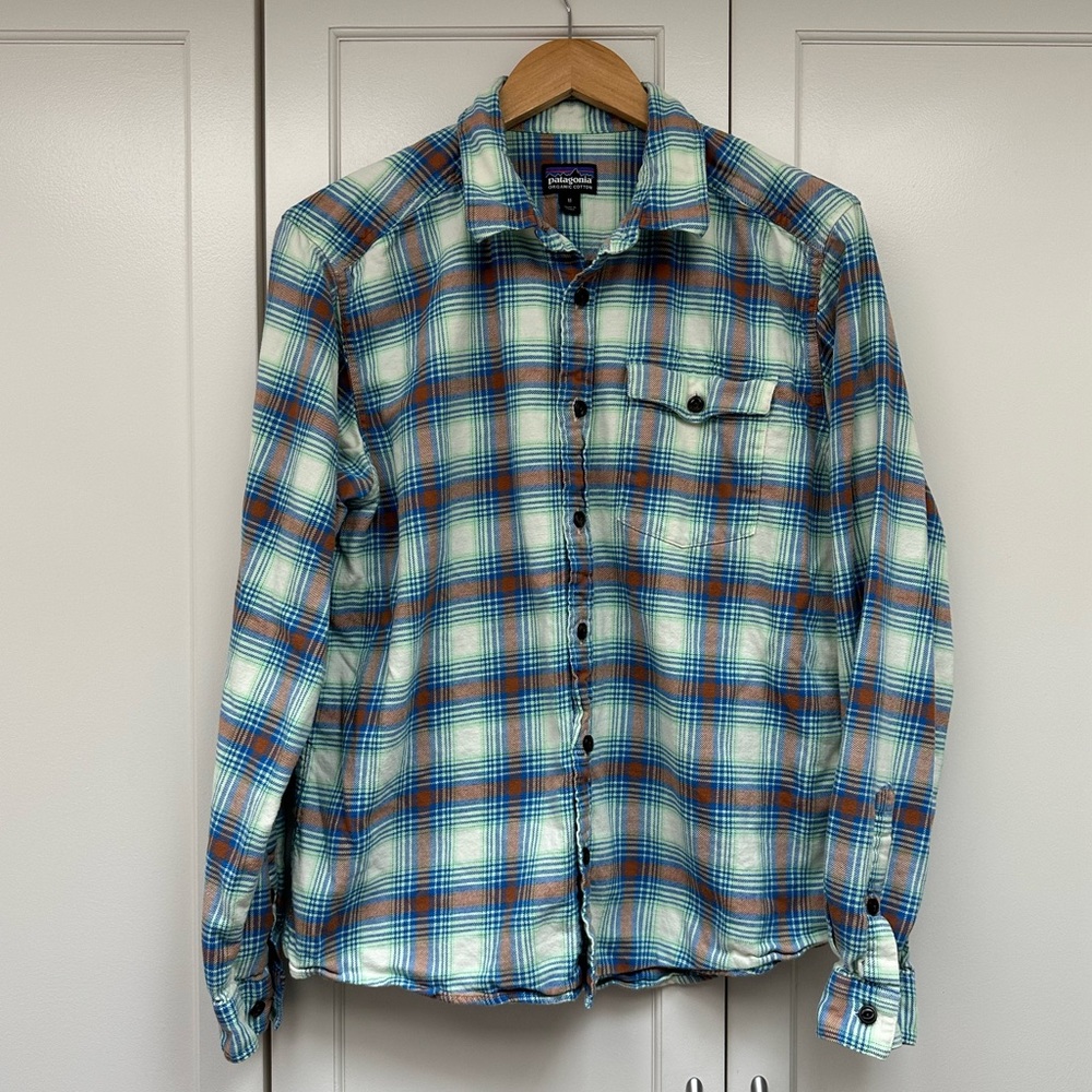Patagonia Men’s Organic Cotton Plaid Flannel / Sz. M
